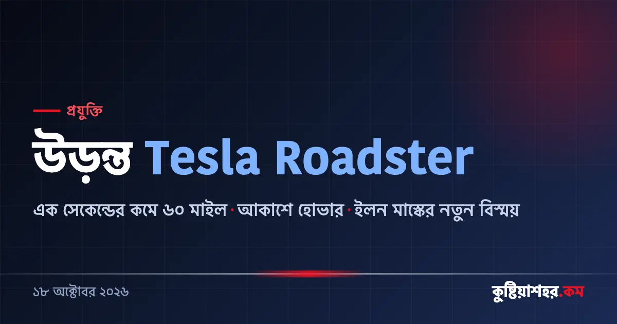 উড়ন্ত Tesla Roadster